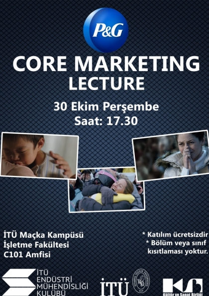 P&G Core Marketing Lecture Etkinlik Afişi