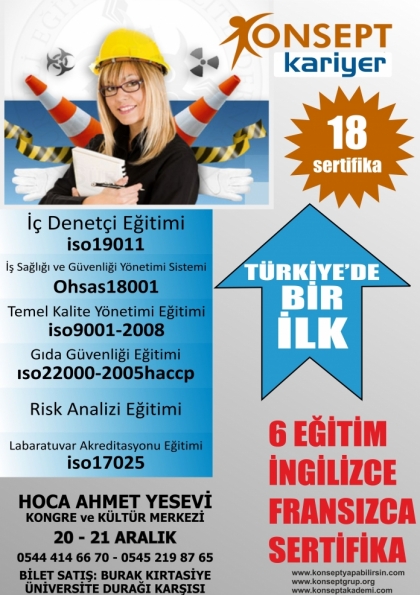 ISO Belgelendirme Eğitimi Etkinlik Afişi