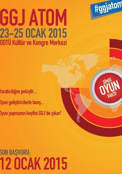 Global Game Jam Ankara Oyun Geliştirme Maratonu Etkinlik Afişi