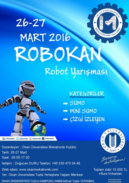 Robokan Robot Yarışması Etkinlik Afişi