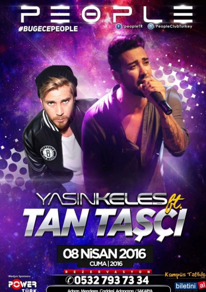 Yasin Keleş ft. Tan Taşçı Etkinlik Afişi