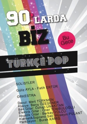 90'larda Biz Konseri Etkinlik Afişi