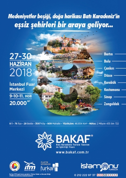 Batı Karadeniz Turizm Tanıtım ve İşbirliği Fuarı Etkinlik Afişi