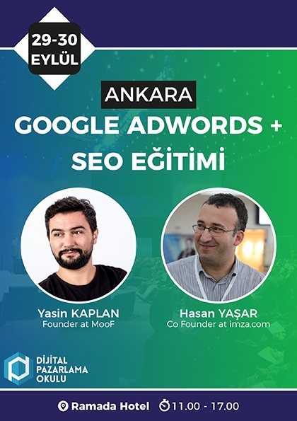 Google Ads & SEO Eğitimi [Ankara] Etkinlik Afişi