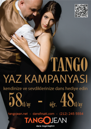 Kendinize ve Sevdiklerinize Tango Dansı Hediye Edin Etkinlik Afişi