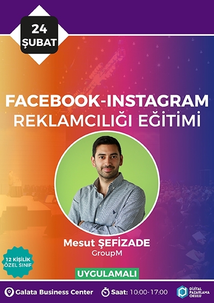 Facebook & Instagram Reklamcılığı Eğitimi Etkinlik Afişi