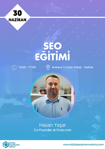 SEO Eğitimi [Ankara] Etkinlik Afişi