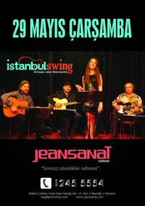 İstanbul Swing “Jazz Manouche” Etkinlik Afişi