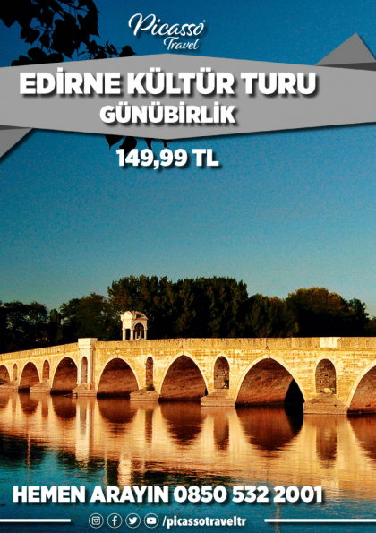 Edirne Kültür Turu Etkinlik Afişi