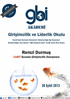 Girişimcilik ve Liderlik Okulu Etkinlik Afişi