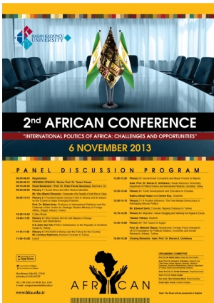 2nd African Conference Etkinlik Afişi